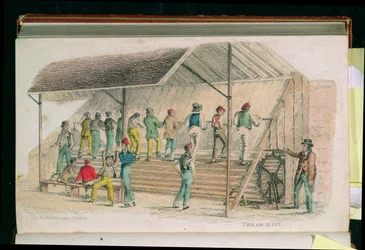 A futómalom, Ackermann "Világ miniatűr" című kocsmájából. 1827